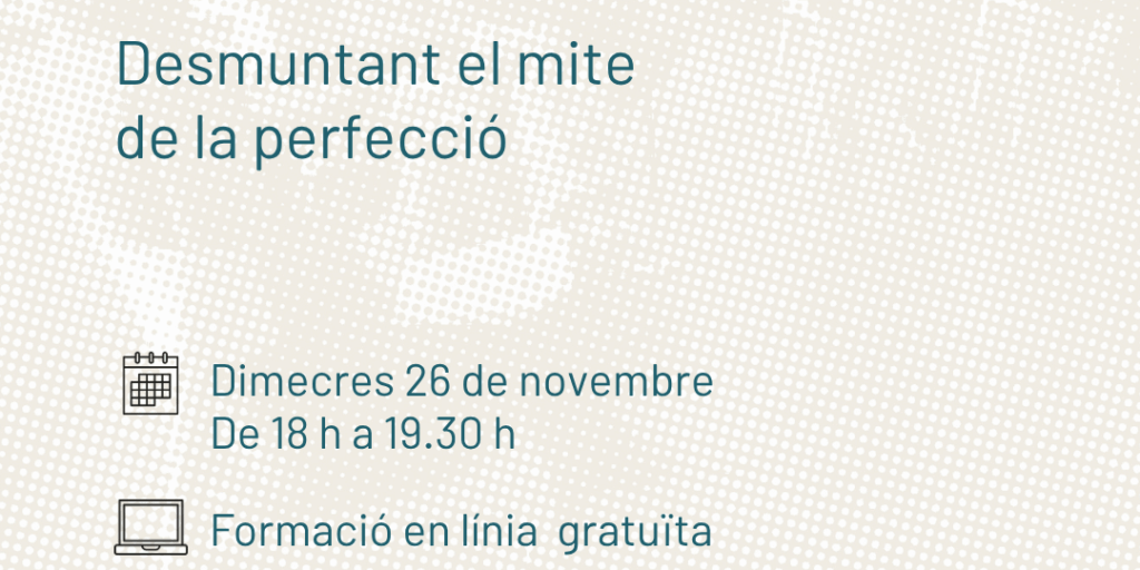 Cartell on hi ha la informació bàsica de la formació